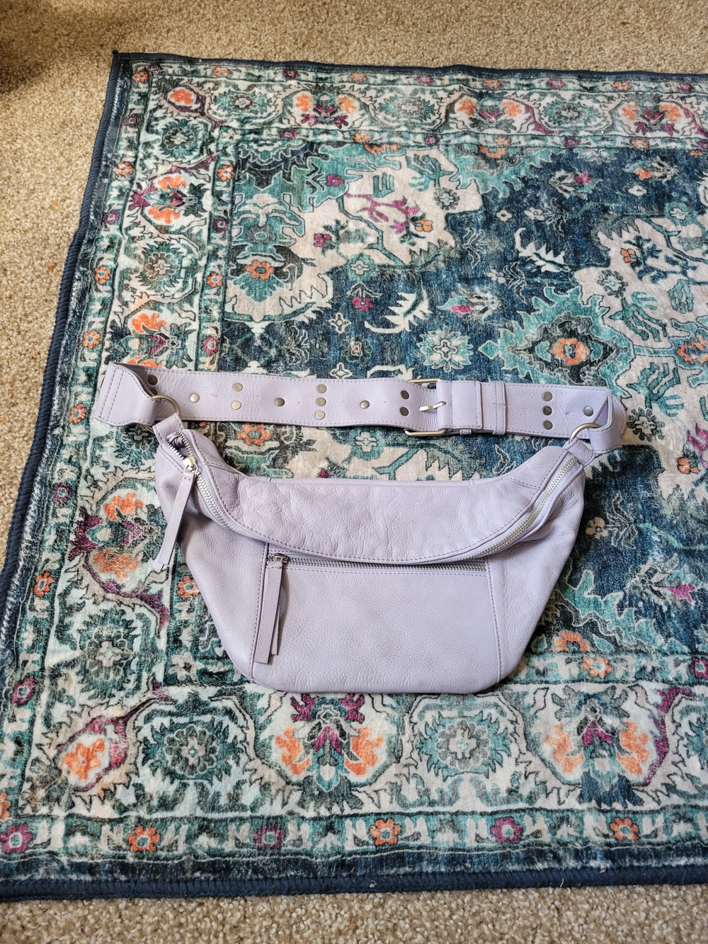 Free People Wilder Sling Belt Bag Lavender - Picture 3 of 11
